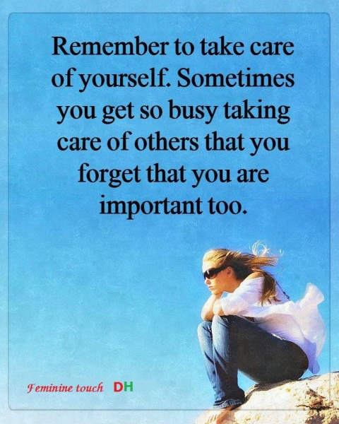 Remeber To Take Care Of  Yourselves too Doctors