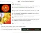 How to Get Rid of Sunstroke ?